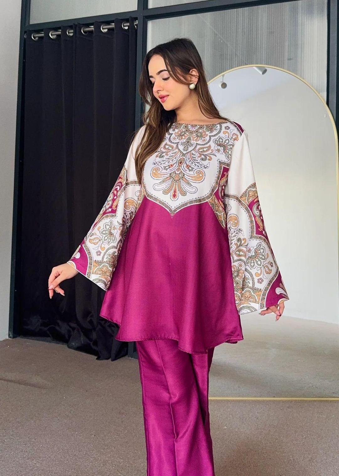 2 Pc Stiched Shirt & Trouser By Salitex