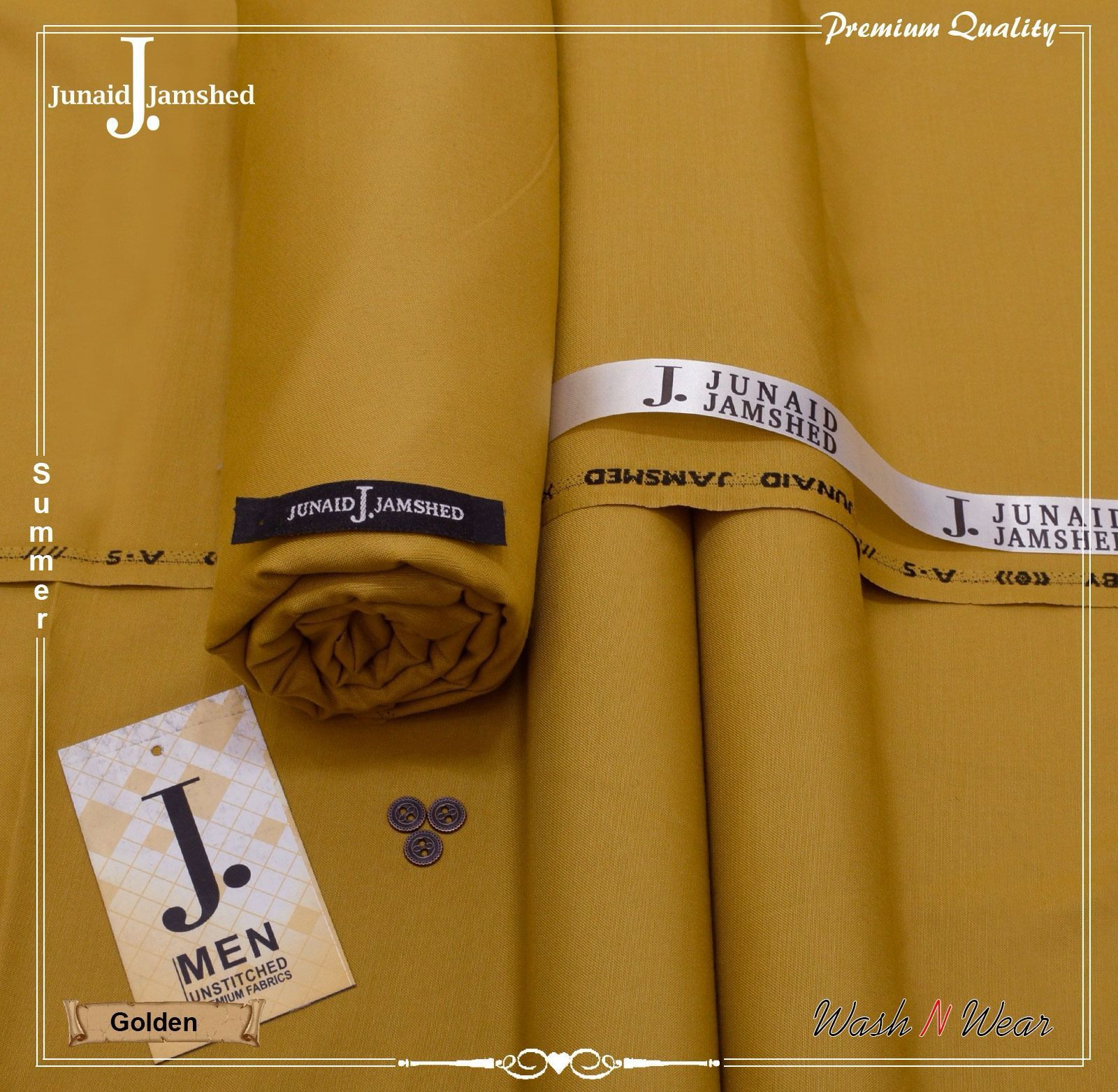 J. Junaid Jamshed Men's Wash & Wear