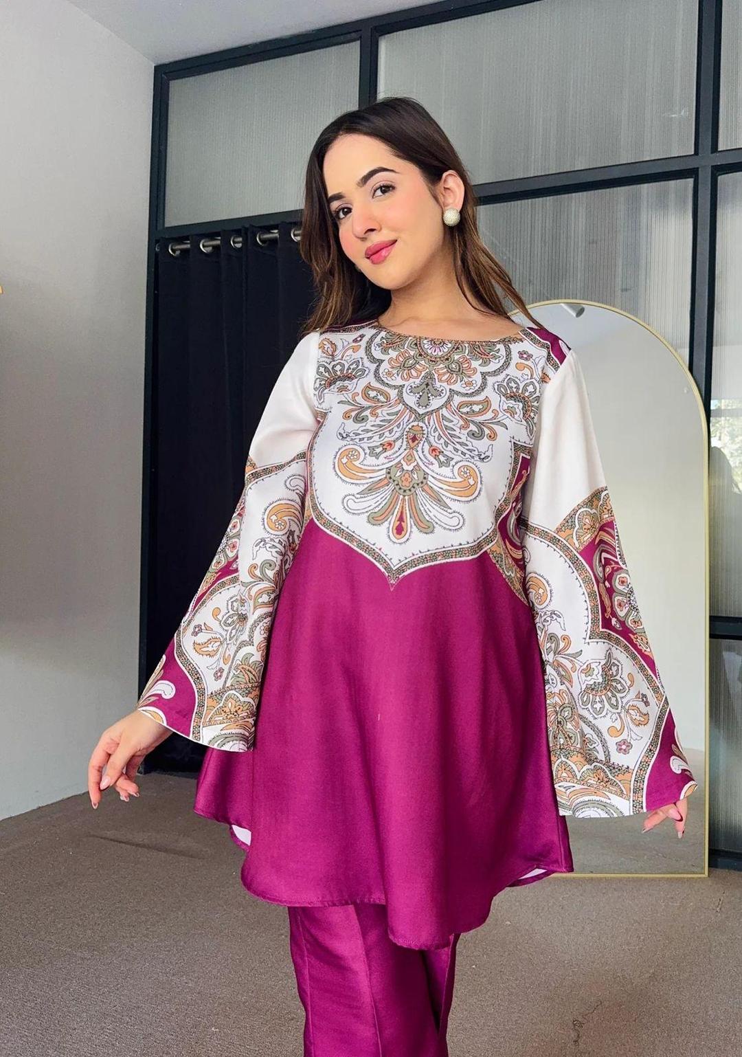 2 Pc Stiched Shirt & Trouser By Salitex