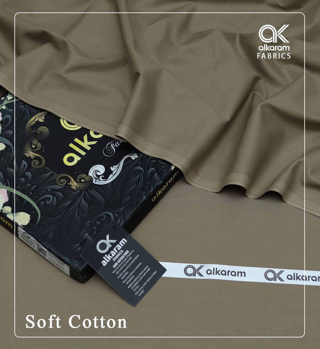 Soft Cotton By Al Karam Fabrics For Gents