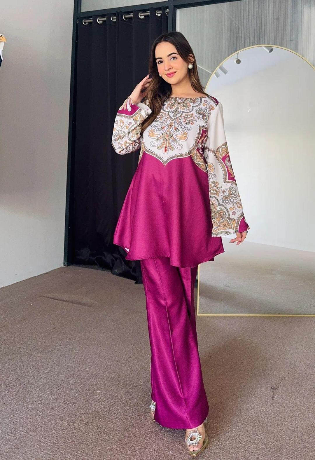 2 Pc Stiched Shirt & Trouser By Salitex