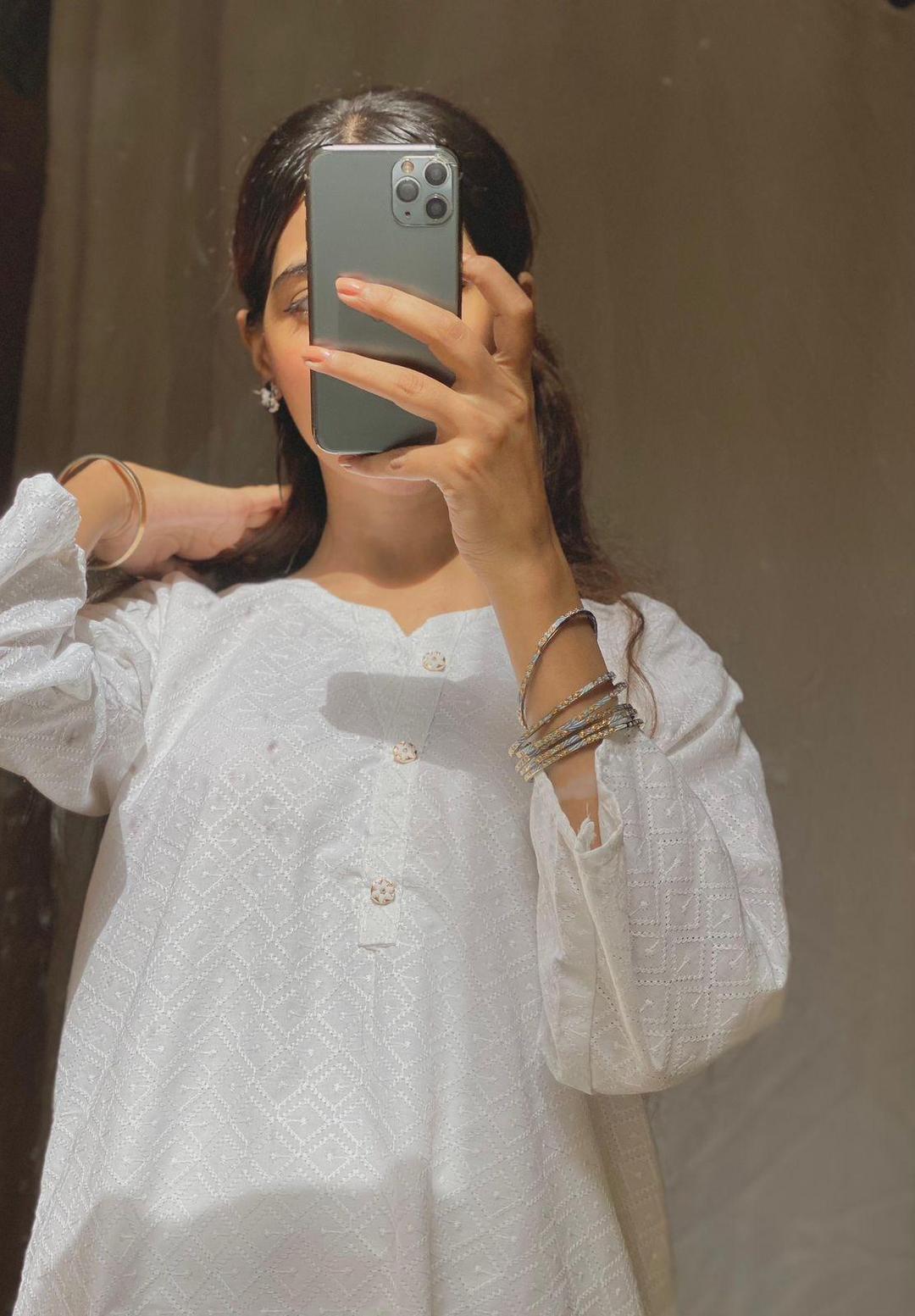 Chikankari 2 Pc Embroidered Shirt And Trouser